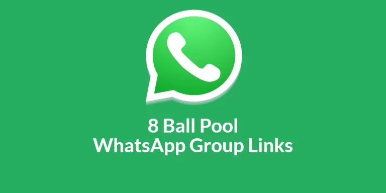 8 Ball Pool WhatsApp Group Links