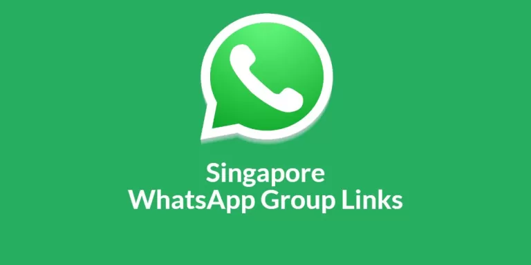 Singapore WhatsApp Group Links