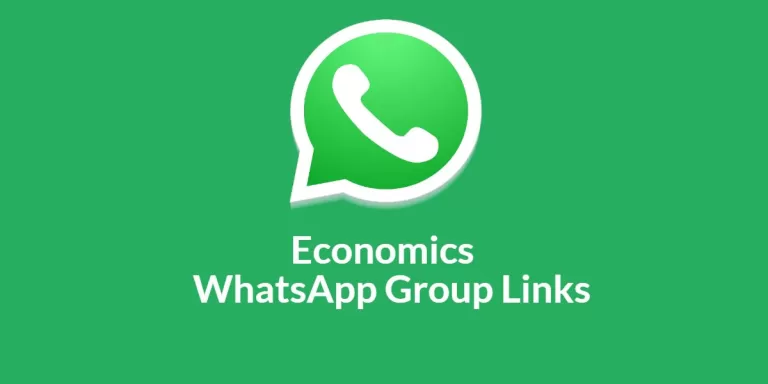 Economics WhatsApp Group Links