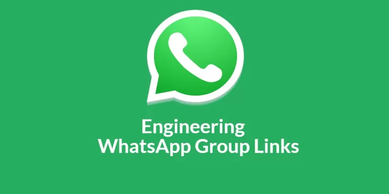 Engineering WhatsApp Group Links