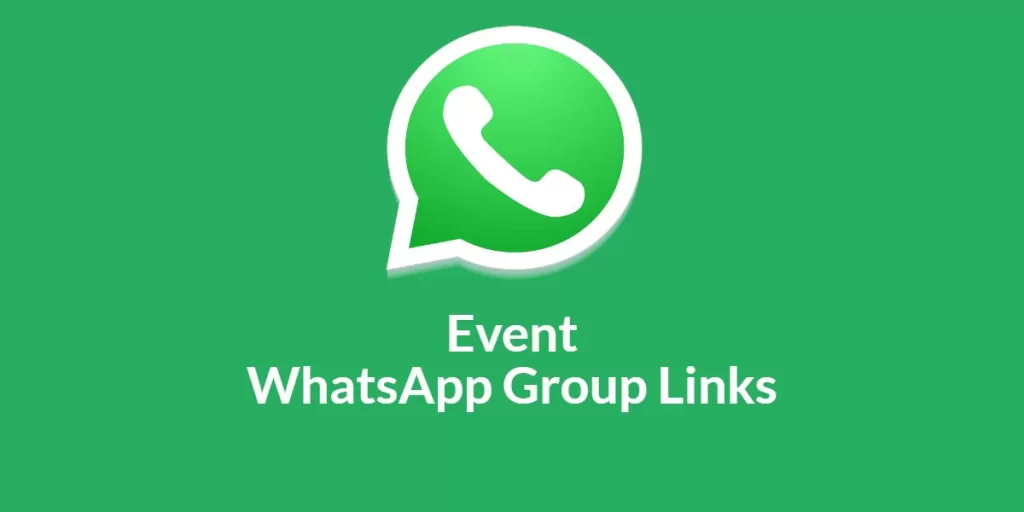 Event WhatsApp Group Links