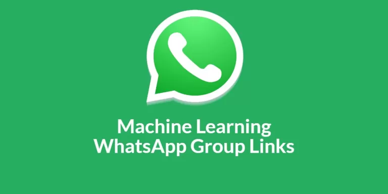 Machine Learning WhatsApp Group Links