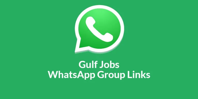 Gulf Jobs WhatsApp Group Links