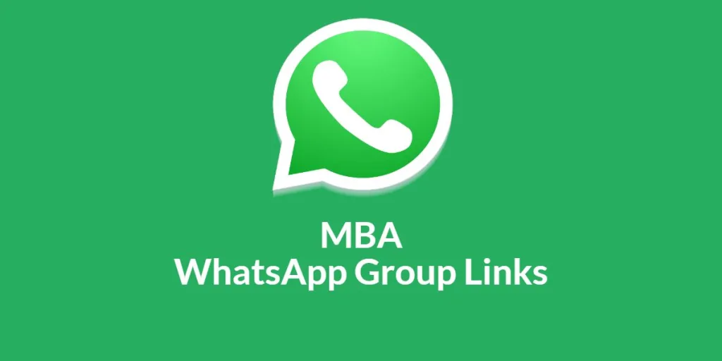MBA WhatsApp Group Links