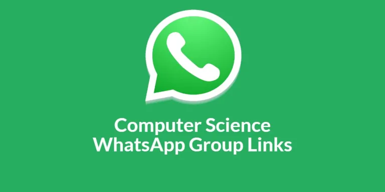 Computer Science WhatsApp Group Links