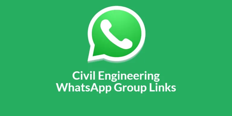 Civil Engineering WhatsApp Group Links